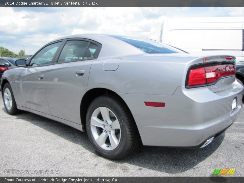 Billet Silver Metallic / Black 2014 Dodge Charger SE