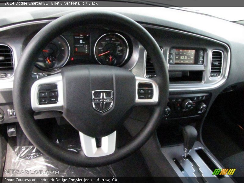 Billet Silver Metallic / Black 2014 Dodge Charger SE
