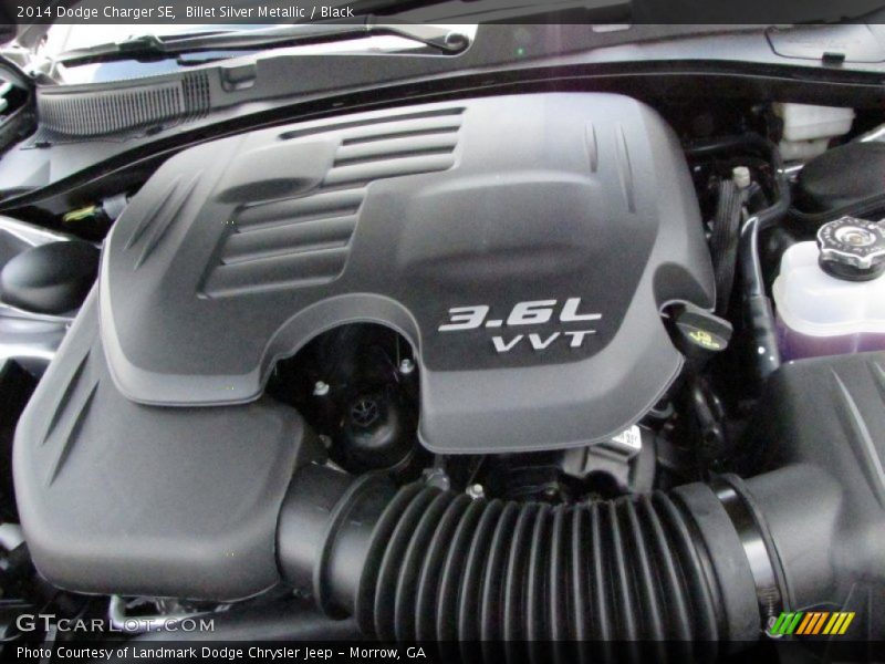 Billet Silver Metallic / Black 2014 Dodge Charger SE