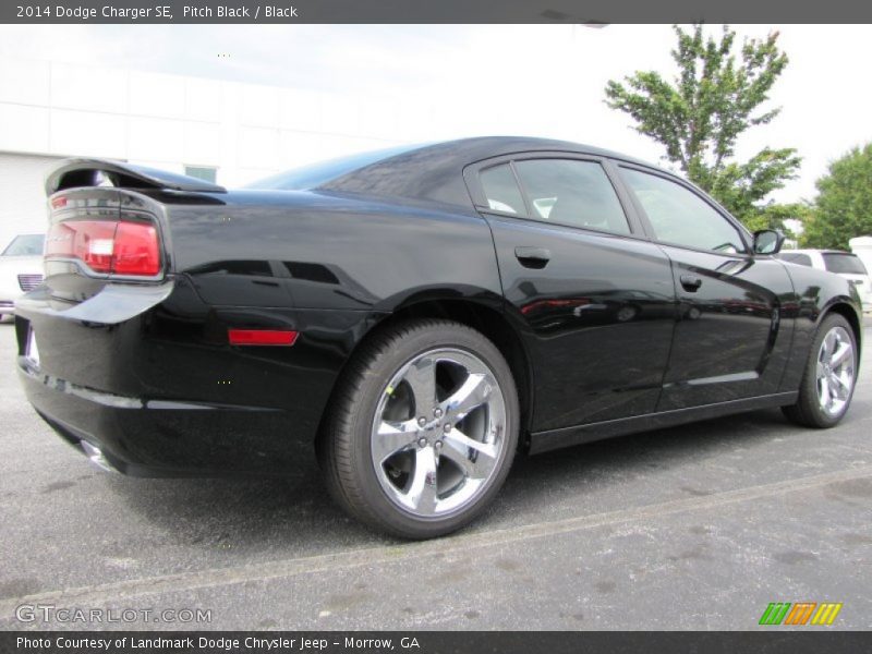 Pitch Black / Black 2014 Dodge Charger SE