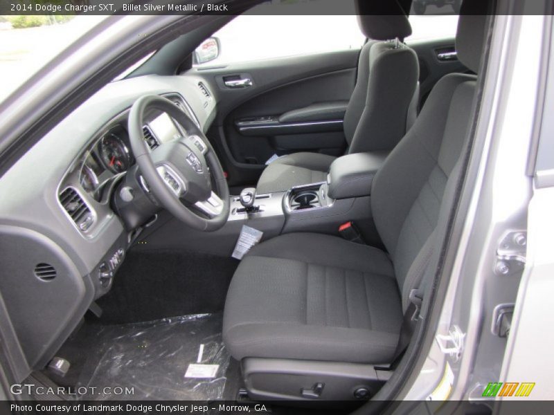Billet Silver Metallic / Black 2014 Dodge Charger SXT