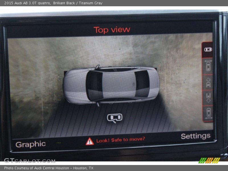 Brilliant Black / Titanium Gray 2015 Audi A8 3.0T quattro