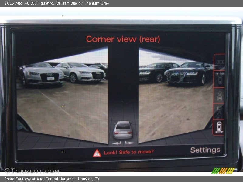 Brilliant Black / Titanium Gray 2015 Audi A8 3.0T quattro