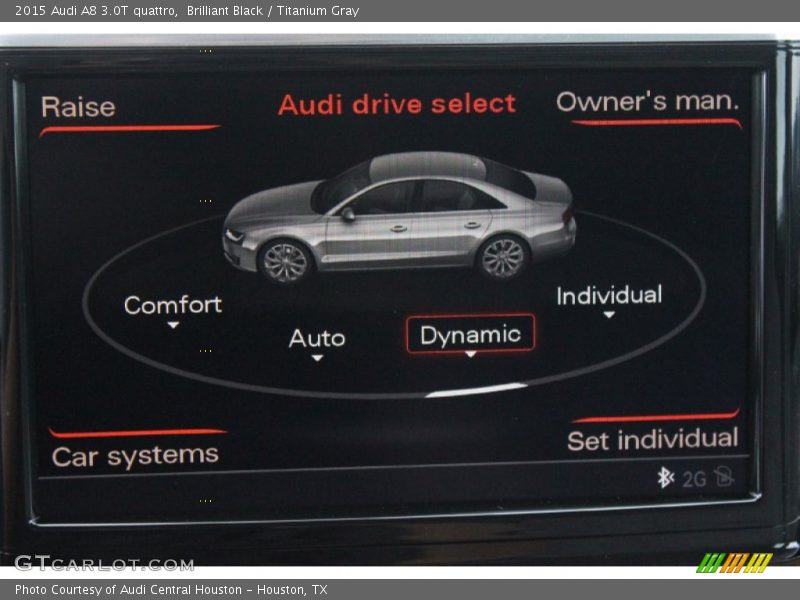 Brilliant Black / Titanium Gray 2015 Audi A8 3.0T quattro
