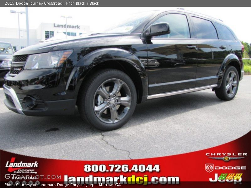 Pitch Black / Black 2015 Dodge Journey Crossroad