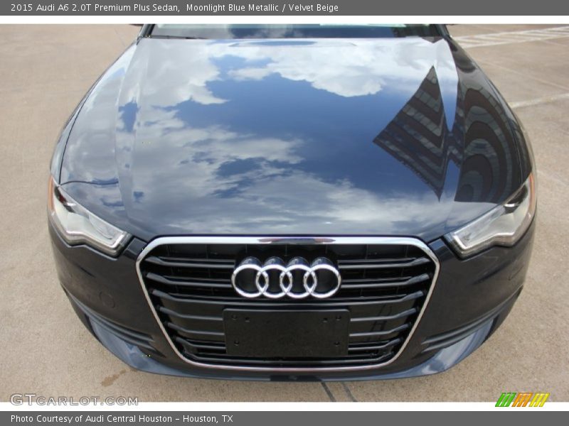 Moonlight Blue Metallic / Velvet Beige 2015 Audi A6 2.0T Premium Plus Sedan