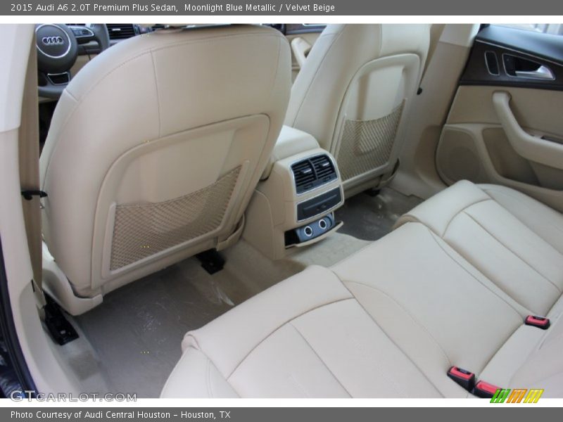 Moonlight Blue Metallic / Velvet Beige 2015 Audi A6 2.0T Premium Plus Sedan