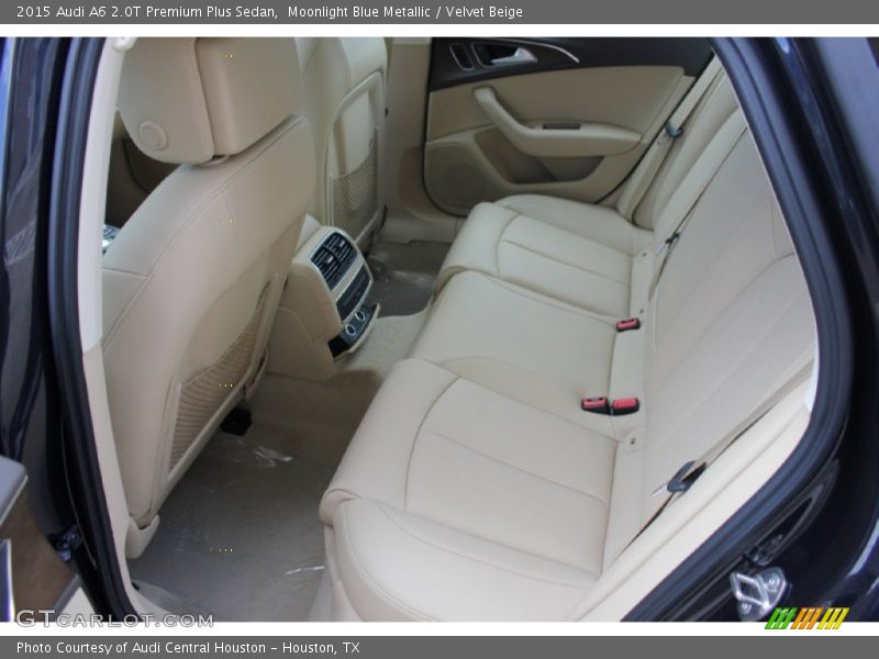 Moonlight Blue Metallic / Velvet Beige 2015 Audi A6 2.0T Premium Plus Sedan