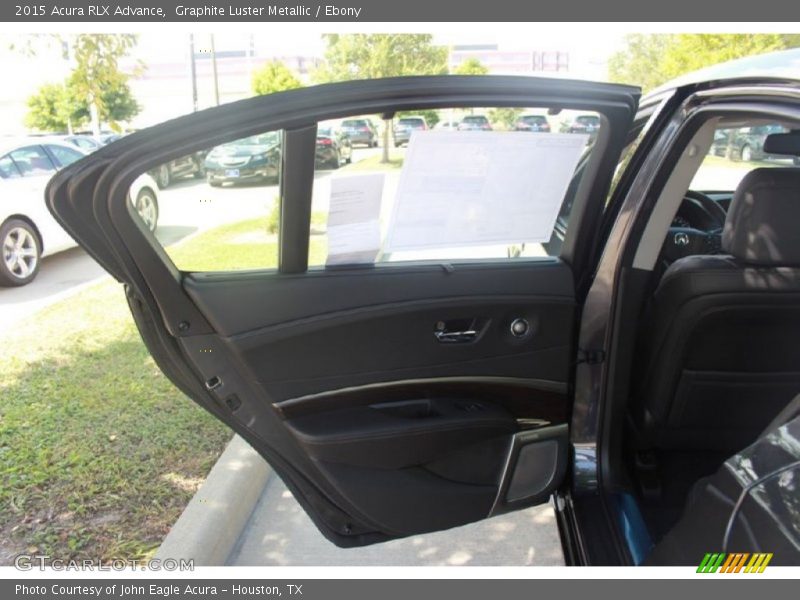 Graphite Luster Metallic / Ebony 2015 Acura RLX Advance