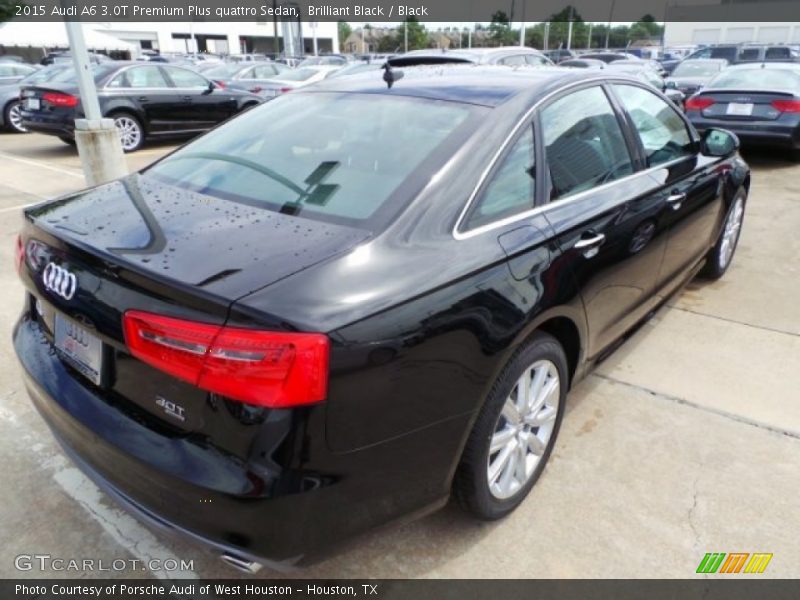 Brilliant Black / Black 2015 Audi A6 3.0T Premium Plus quattro Sedan