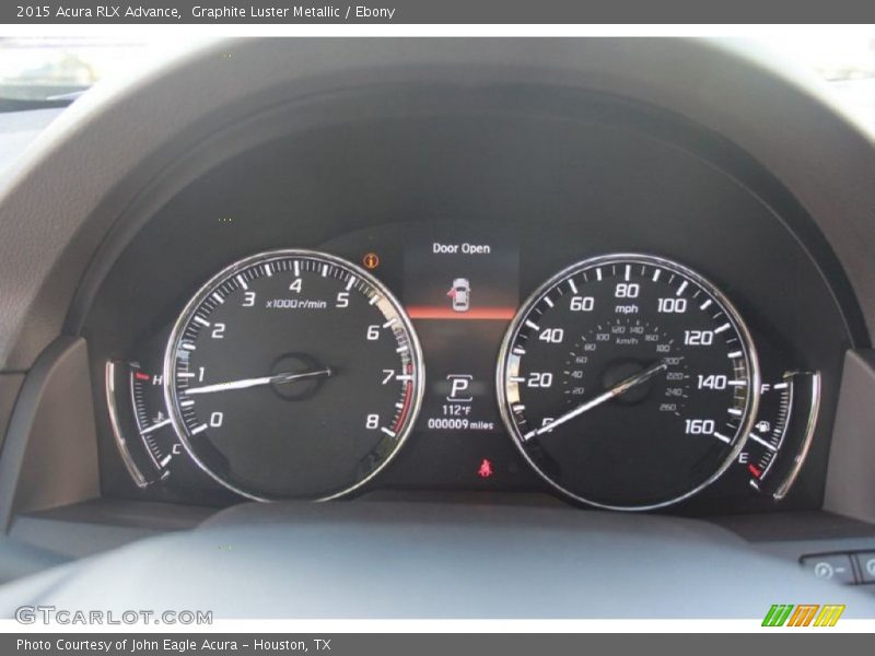 Graphite Luster Metallic / Ebony 2015 Acura RLX Advance