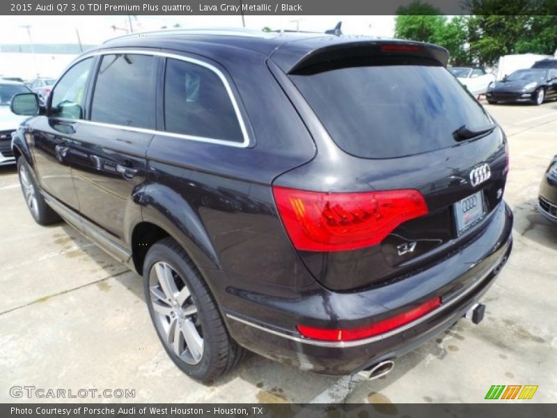 Lava Gray Metallic / Black 2015 Audi Q7 3.0 TDI Premium Plus quattro