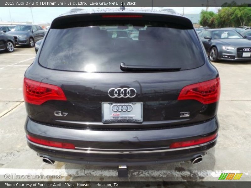 Lava Gray Metallic / Black 2015 Audi Q7 3.0 TDI Premium Plus quattro
