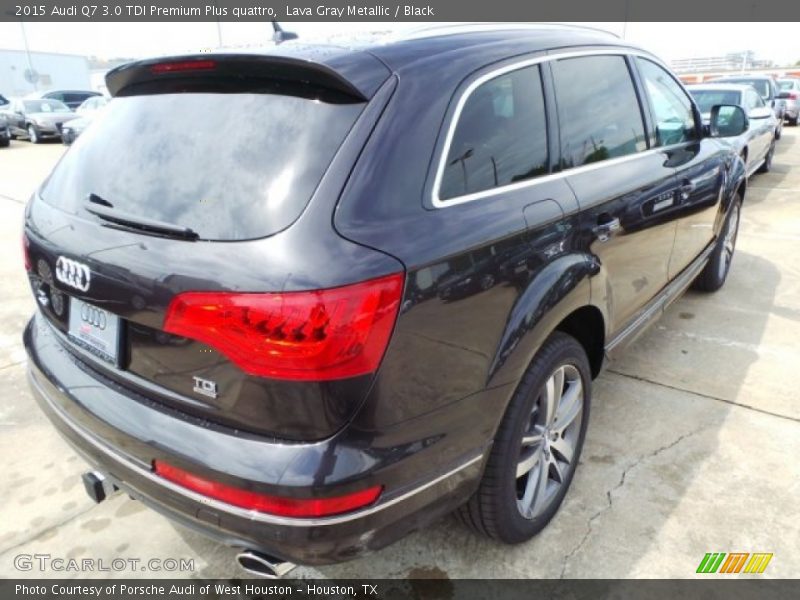 Lava Gray Metallic / Black 2015 Audi Q7 3.0 TDI Premium Plus quattro