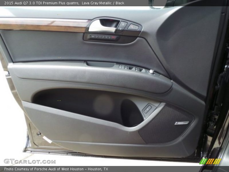 Lava Gray Metallic / Black 2015 Audi Q7 3.0 TDI Premium Plus quattro