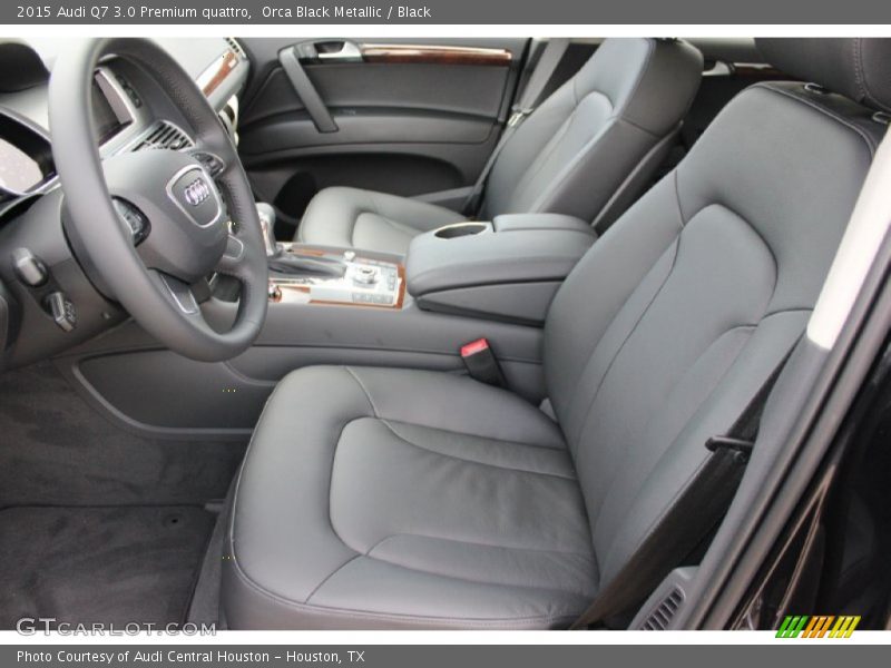 Front Seat of 2015 Q7 3.0 Premium quattro