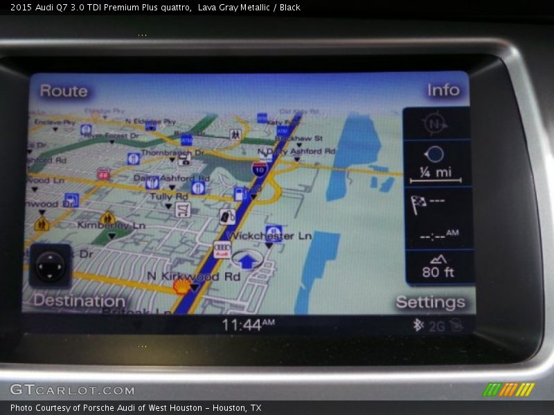 Lava Gray Metallic / Black 2015 Audi Q7 3.0 TDI Premium Plus quattro