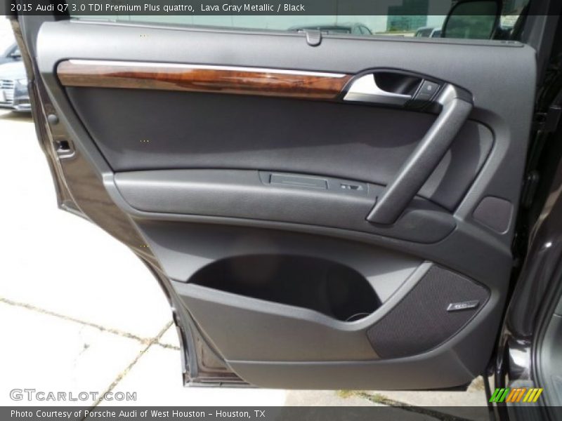 Lava Gray Metallic / Black 2015 Audi Q7 3.0 TDI Premium Plus quattro