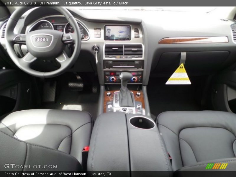 Lava Gray Metallic / Black 2015 Audi Q7 3.0 TDI Premium Plus quattro