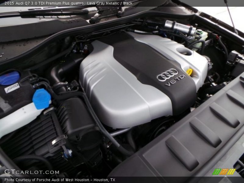 Lava Gray Metallic / Black 2015 Audi Q7 3.0 TDI Premium Plus quattro