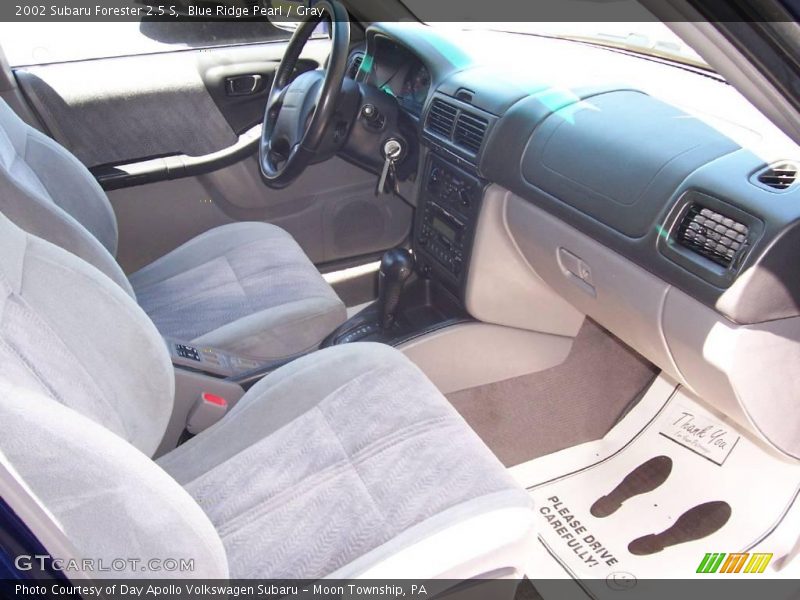 Blue Ridge Pearl / Gray 2002 Subaru Forester 2.5 S