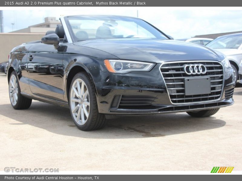 Mythos Black Metallic / Black 2015 Audi A3 2.0 Premium Plus quattro Cabriolet