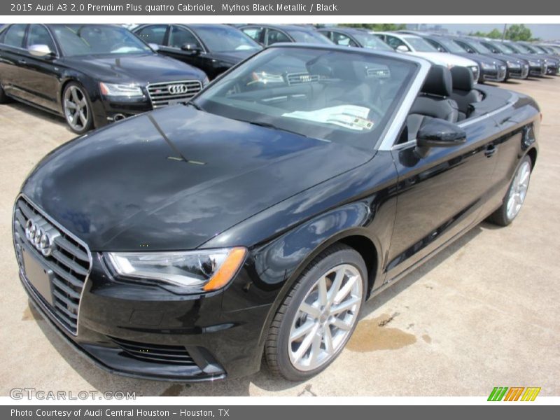 Mythos Black Metallic / Black 2015 Audi A3 2.0 Premium Plus quattro Cabriolet