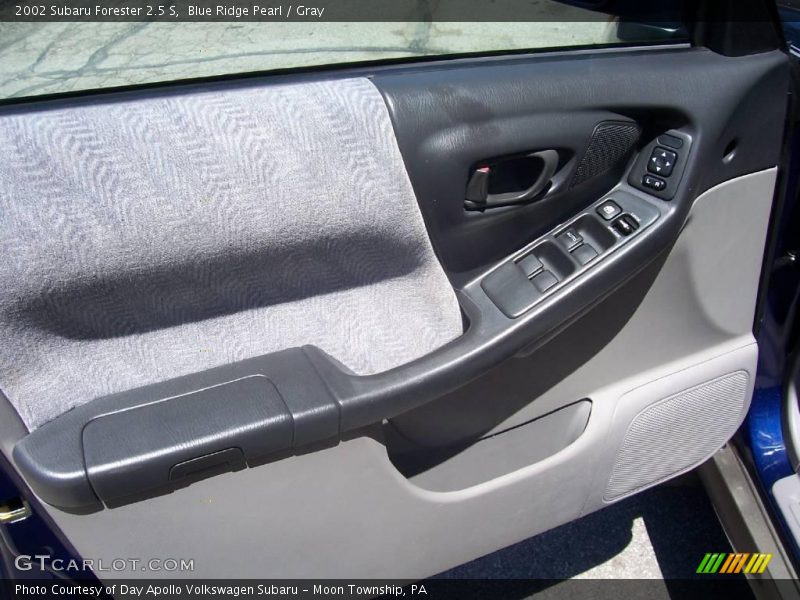 Blue Ridge Pearl / Gray 2002 Subaru Forester 2.5 S