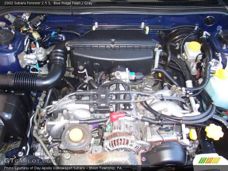 Blue Ridge Pearl / Gray 2002 Subaru Forester 2.5 S