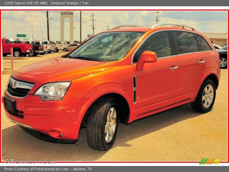 Sunburst Orange / Tan 2008 Saturn VUE XR AWD