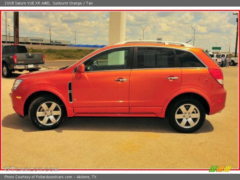 Sunburst Orange / Tan 2008 Saturn VUE XR AWD