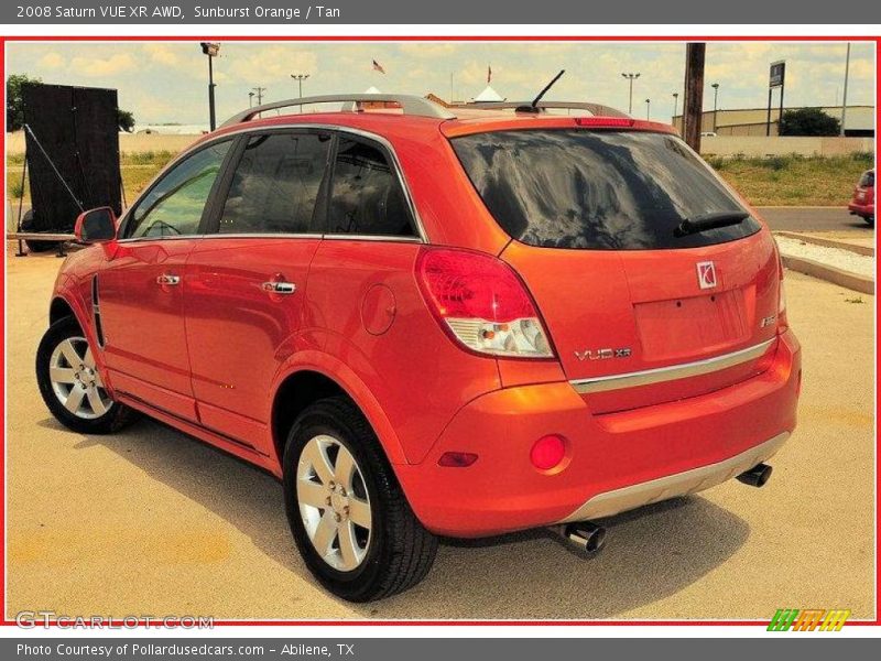 Sunburst Orange / Tan 2008 Saturn VUE XR AWD