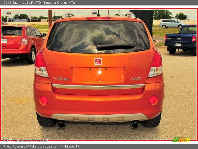 Sunburst Orange / Tan 2008 Saturn VUE XR AWD