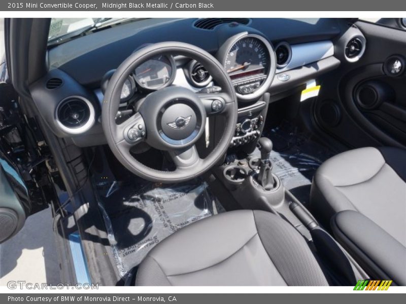 Midnight Black Metallic / Carbon Black 2015 Mini Convertible Cooper