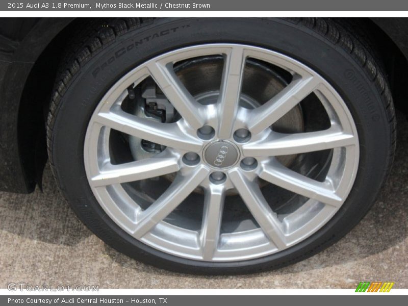 Mythos Black Metallic / Chestnut Brown 2015 Audi A3 1.8 Premium