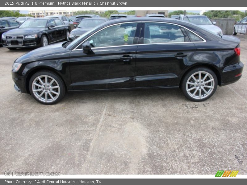 Mythos Black Metallic / Chestnut Brown 2015 Audi A3 1.8 Premium