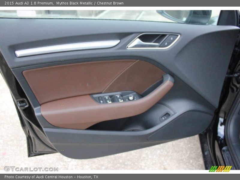 Mythos Black Metallic / Chestnut Brown 2015 Audi A3 1.8 Premium