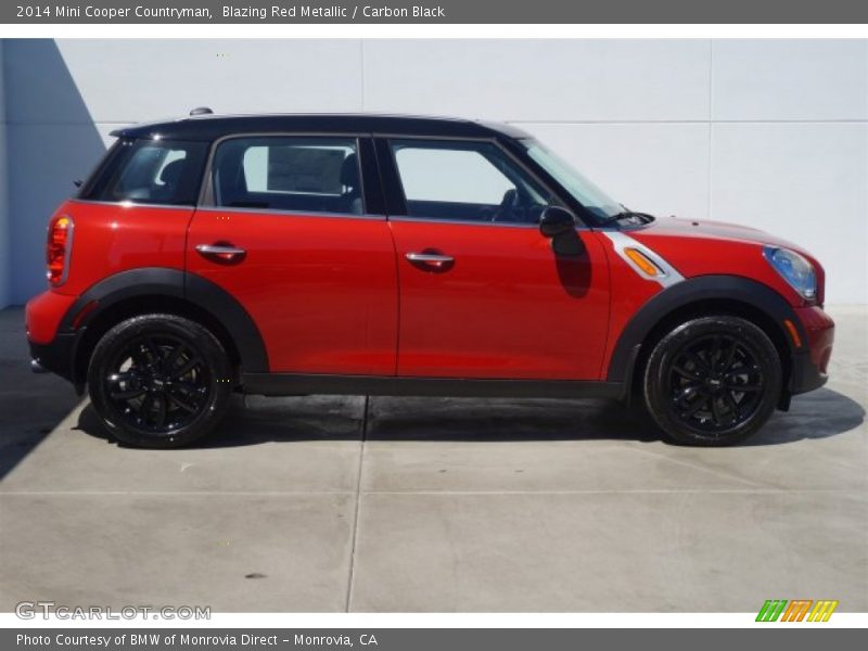 Blazing Red Metallic / Carbon Black 2014 Mini Cooper Countryman