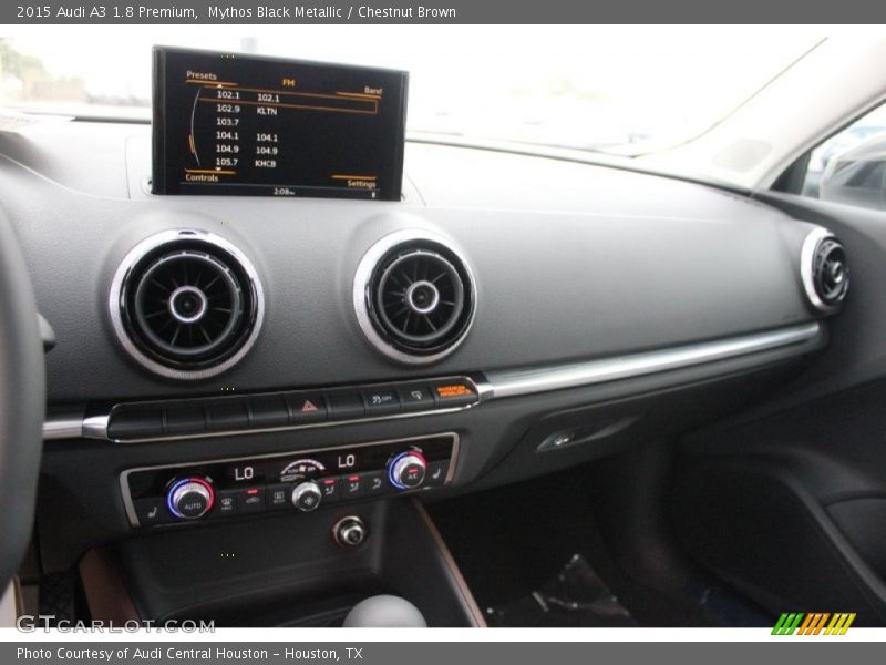 Mythos Black Metallic / Chestnut Brown 2015 Audi A3 1.8 Premium