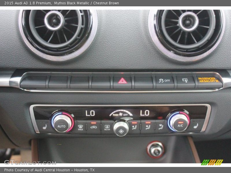 Mythos Black Metallic / Chestnut Brown 2015 Audi A3 1.8 Premium