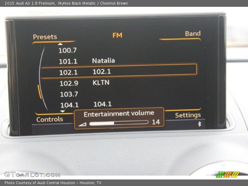 Mythos Black Metallic / Chestnut Brown 2015 Audi A3 1.8 Premium