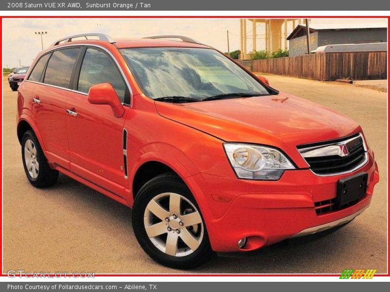 Sunburst Orange / Tan 2008 Saturn VUE XR AWD
