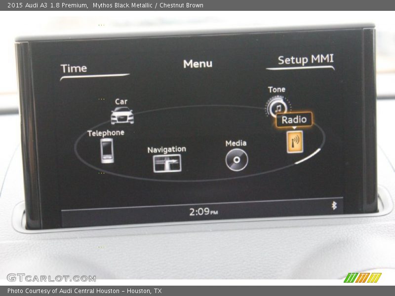 Mythos Black Metallic / Chestnut Brown 2015 Audi A3 1.8 Premium