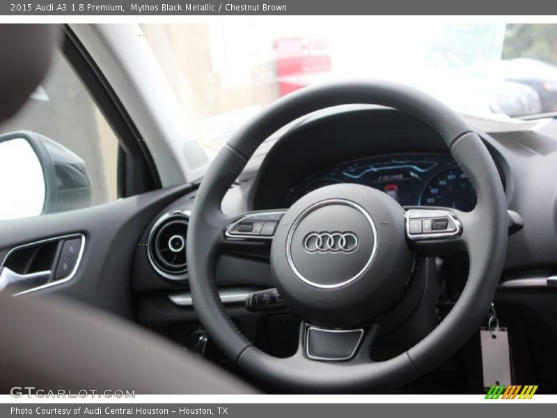 Mythos Black Metallic / Chestnut Brown 2015 Audi A3 1.8 Premium