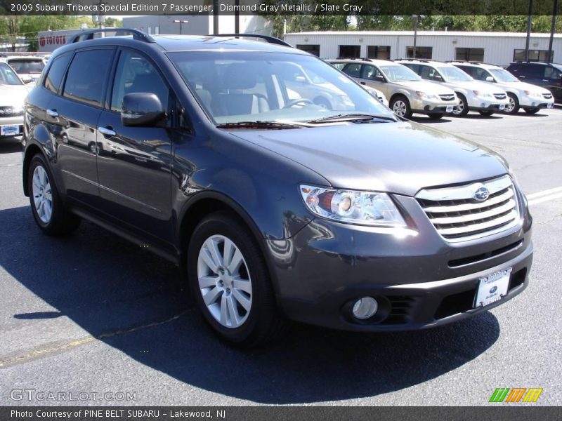 Diamond Gray Metallic / Slate Gray 2009 Subaru Tribeca Special Edition 7 Passenger