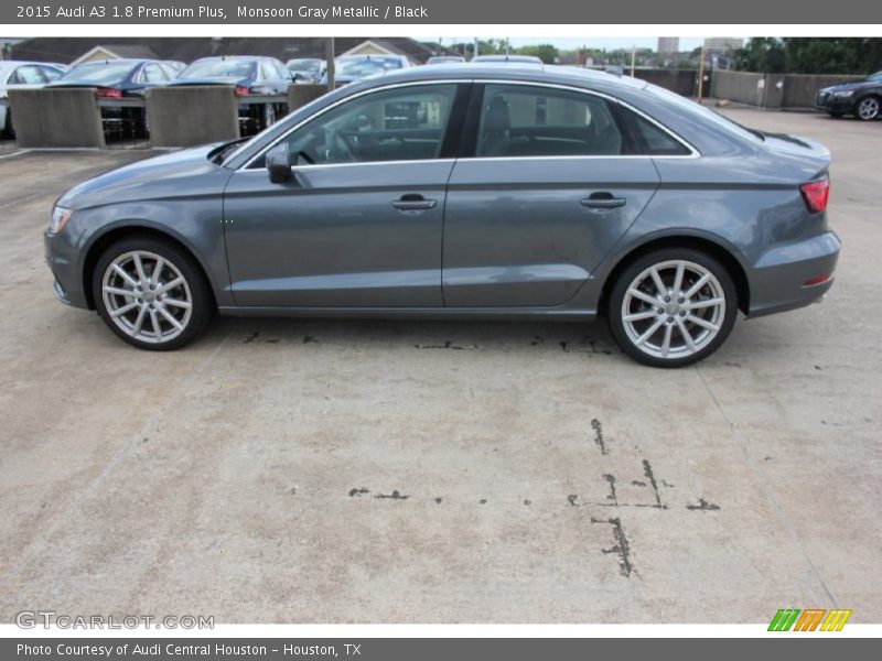 Monsoon Gray Metallic / Black 2015 Audi A3 1.8 Premium Plus