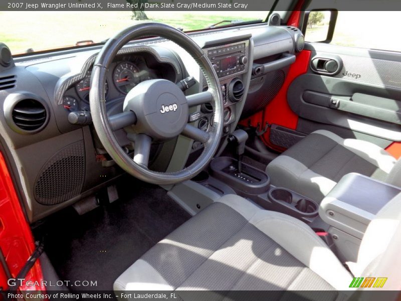  2007 Wrangler Unlimited X Dark Slate Gray/Medium Slate Gray Interior