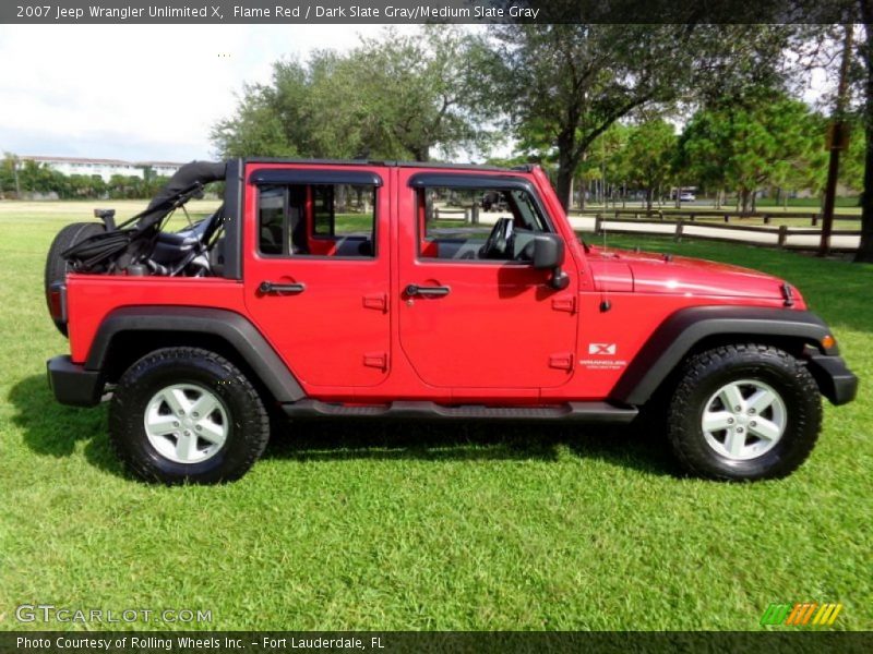  2007 Wrangler Unlimited X Flame Red