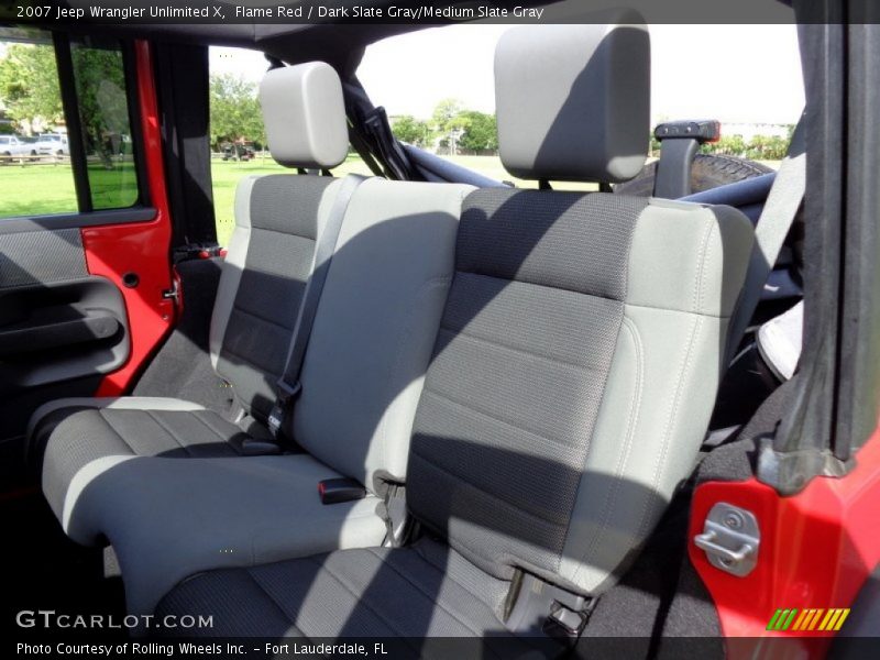 Flame Red / Dark Slate Gray/Medium Slate Gray 2007 Jeep Wrangler Unlimited X