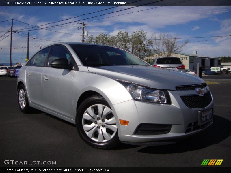 Silver Ice Metallic / Jet Black/Medium Titanium 2013 Chevrolet Cruze LS